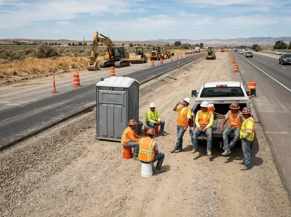 highway-road-construction-crew-007 — frequently asked questions, Porta Potty and Restroom Rentals in Lenwood, CA
